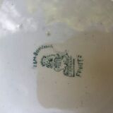 Saladier ancien Lebacqz & Bouchart St Amand "fruits"