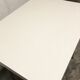 Off-white formica table / 70s cream with a tapered foot drawer