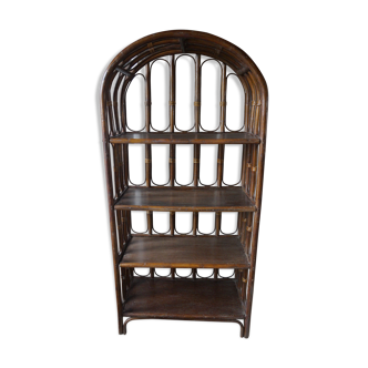 Rattan shelf