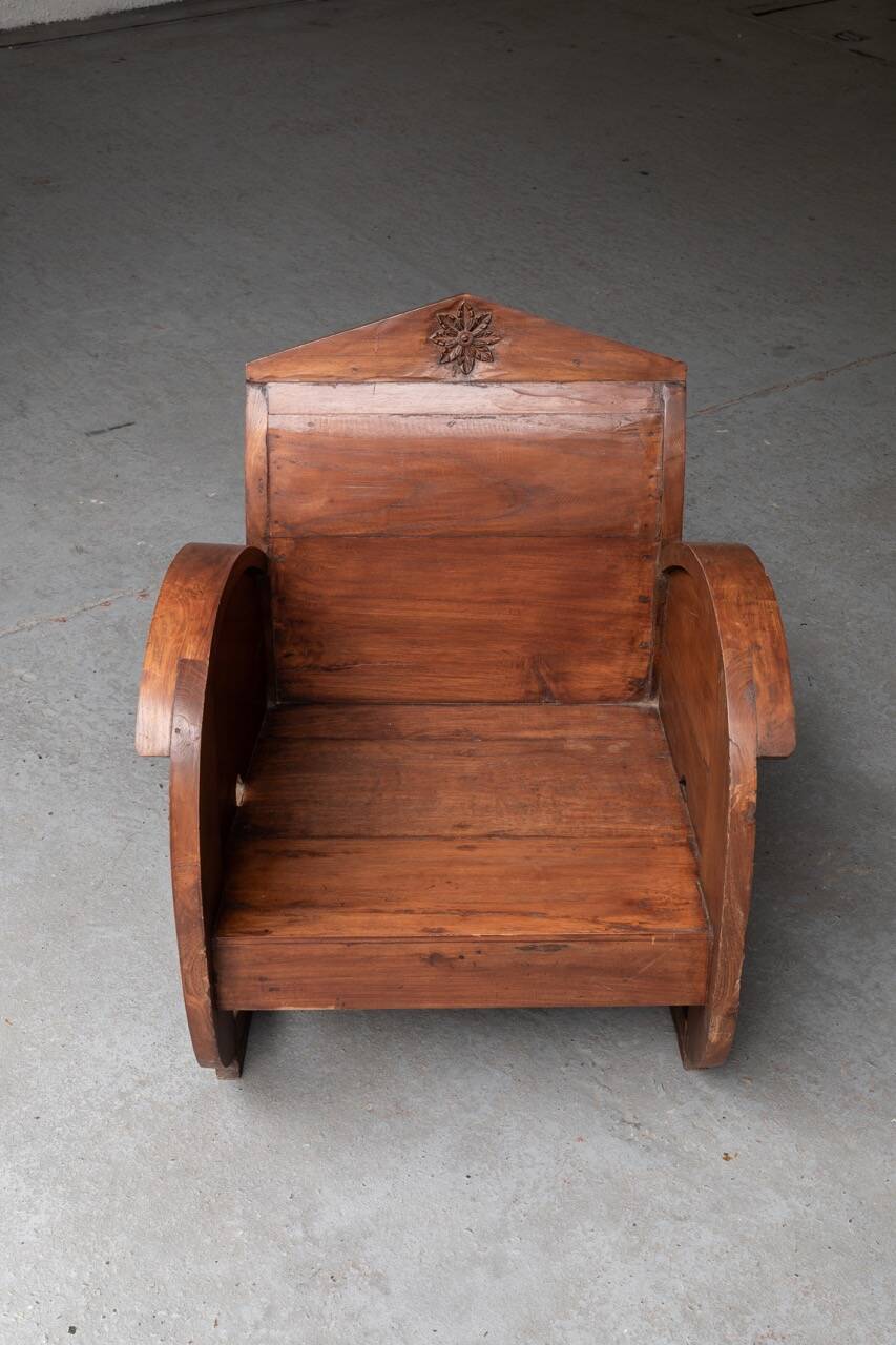 Fireside chairs, Italy, 1960's