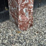 Louis XV style fireplace in Rance marble circa 1900