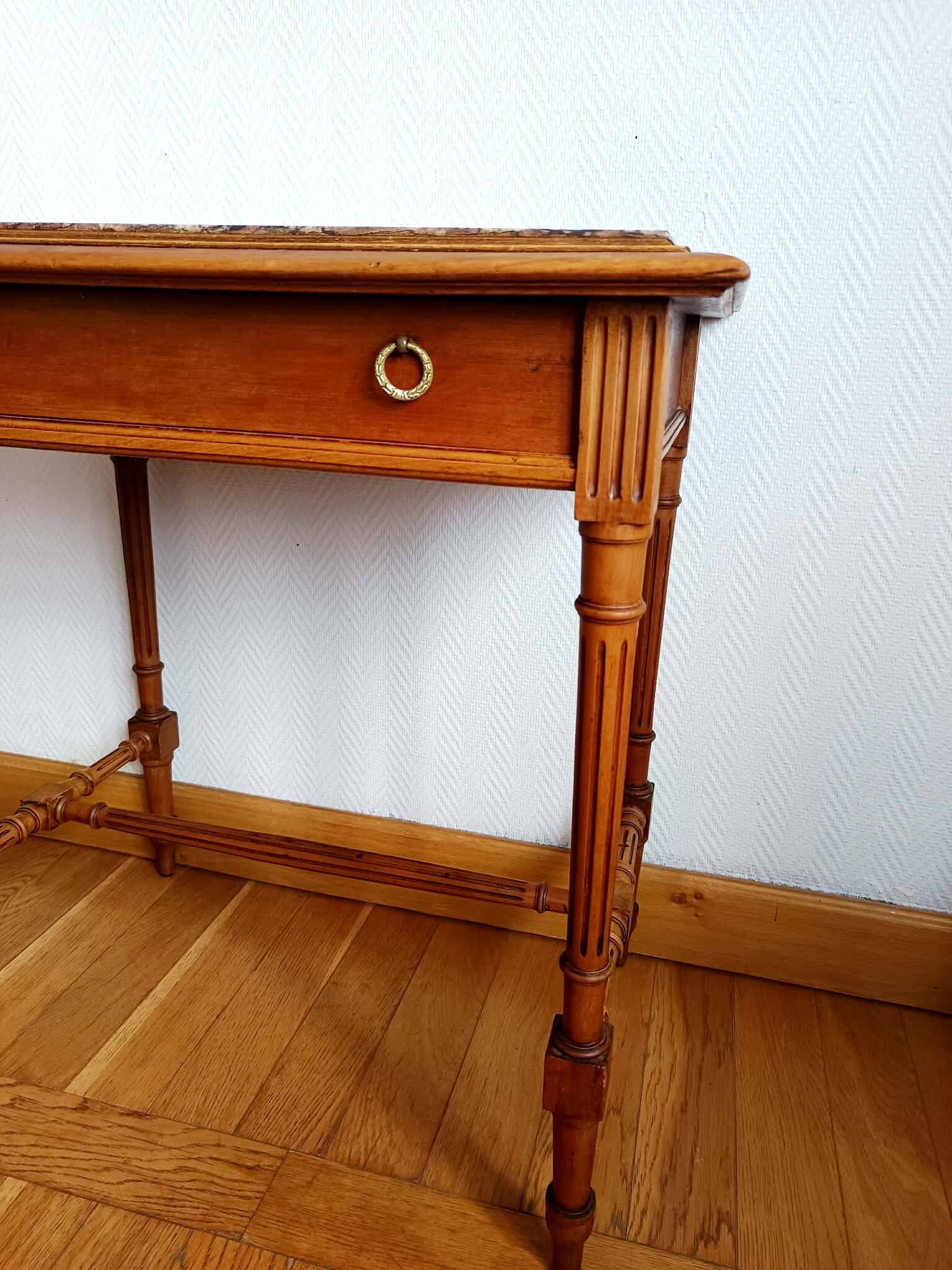 Middle table office marble Louis XVI style