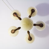 Antique center bowl chandelier