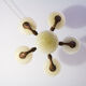 Antique center bowl chandelier