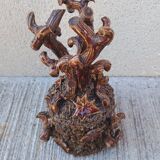 BOSSOT in Ciry-le-Noble (71) Stoneware tobacco pot with naturalist decoration