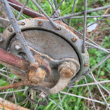 Very old city bike ONOTO Cycles Dole du Jura from the 60s