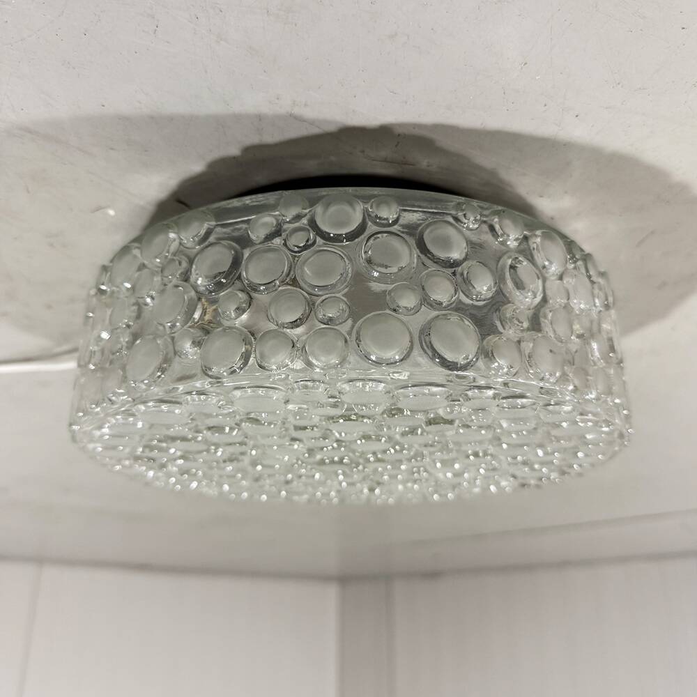 Bubble glass wall lamp ceiling lamp 1960's
