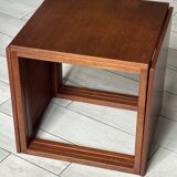 Kai Kristiansen teak built-in tables, 60s design