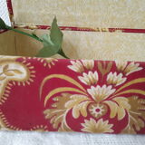 Antique fabric glove box