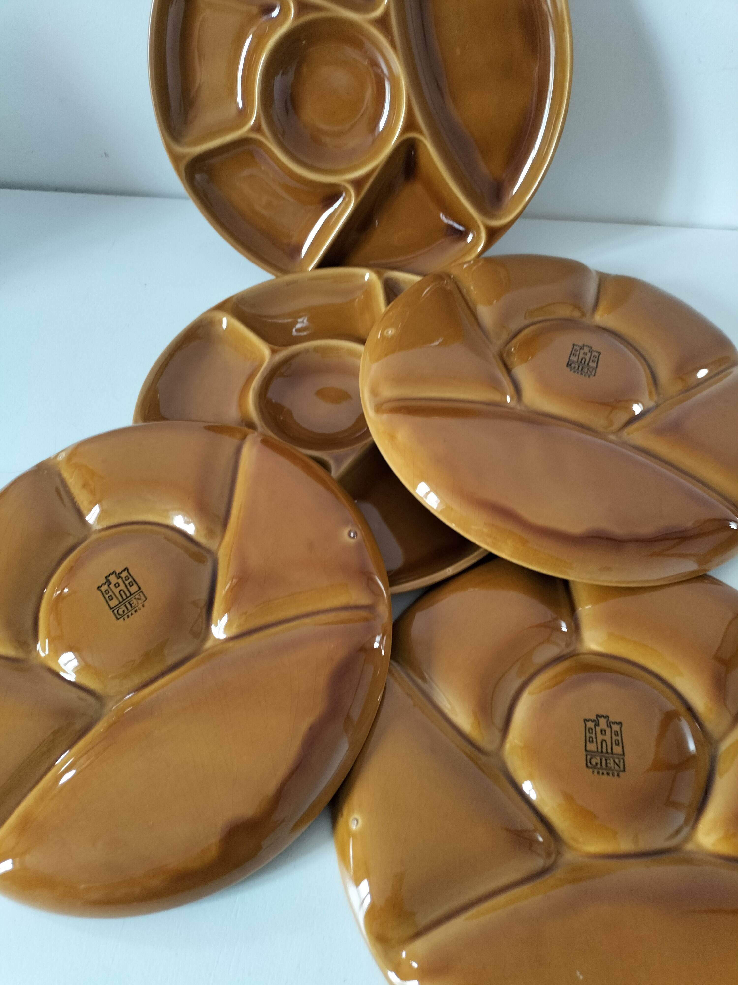 Gien France Compartment Plates