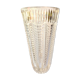 Vintage chiseled glass vase