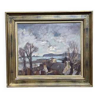 Oil on canvas by Alain Le Nost (1934-2023) signed and dated 1973.