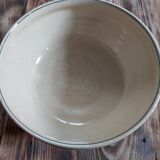 Salad bowl Creil and Montereau pattern Carnations