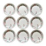 Parrot Tableware Staffordshire England Dessert Plates 1980s