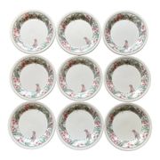 Parrot Tableware Staffordshire England Dessert Plates 1980s