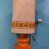 Lampe orange vintage année 70