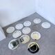 Set of 12 plates - underplates - silver-plated metal Emile Puiforcat