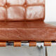 Chauffeuse de MR90 « Barcelona Chair » de Ludwig Mies van der Rohe