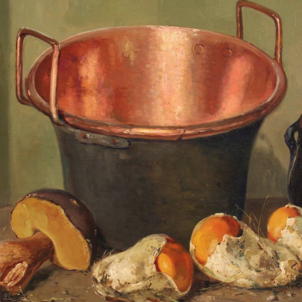 Superbe tableau signé nature morte du milieu du 20ème siècle