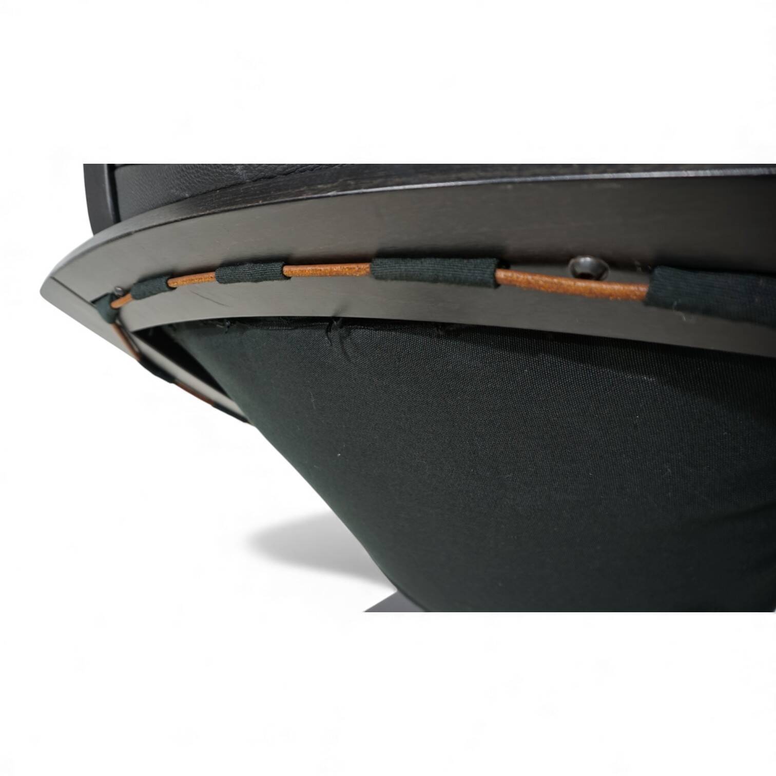 Nelo Kroken leather lounge chair by Åke Fribytter, 1970