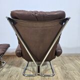 Armchair with footstool, Westnofa, "Wing Chair and foot stool", designed by