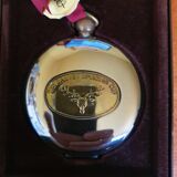 Flaccid " Grants of Dalvey Ltd. Scotland. stainless steel and copper medallions, deer decoration