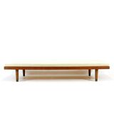 Retro vintage Danish teak single day bed sofa futon mid century modern 1950s 70s