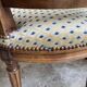 Louis XVI period cabriolet armchair