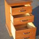 Vintage drawer unit, wooden furniture, storage unit, office furniture, decoration