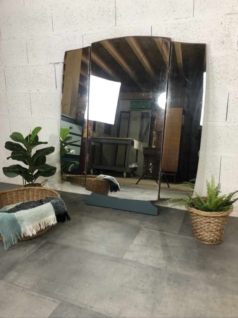Vintage triptych mirror  100x115cm