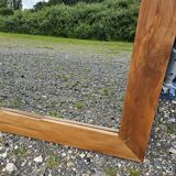 Rectangular mirror in natural teak