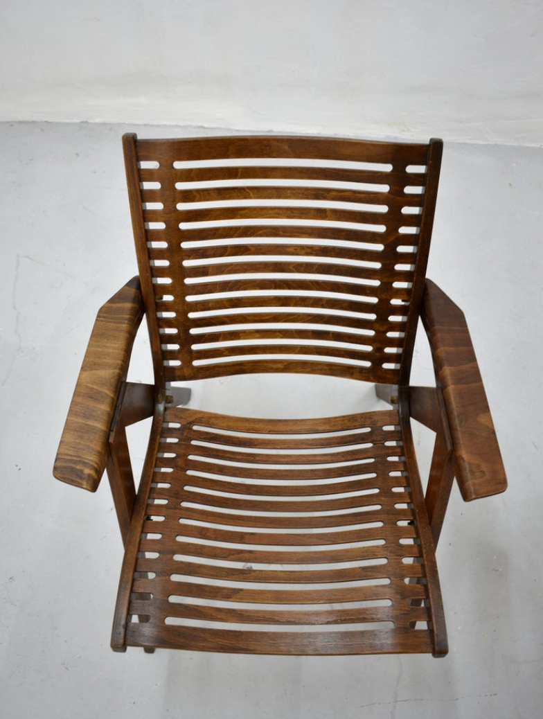 Chairs designed by Niko Kralj produced by Stol Slovenia