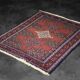 Vintage Hand-Woven Middle Eastern Oriental Senneh Rug, 1960s