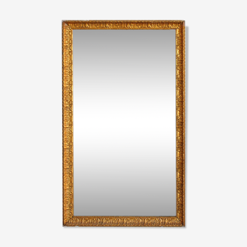 Former mirror in wood and stucco golden period end XIX 76x131cm
