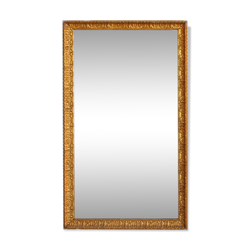 Former mirror in wood and stucco golden period end XIX 76x131cm