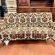 Vintage armchairs and sofa compass legs 1950 old floral pattern