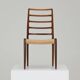 Set of 8 'Model no. 82' dining chairs