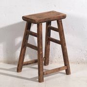 Antique Eastern stools (circa 1900). Set of 2 pieces