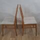 Paire de chaises en teck scandinave 1960 Danemark