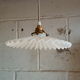 Old pleated opaline hanging