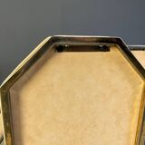 Vintage brass dining chairs by Belgochrom, 1970s