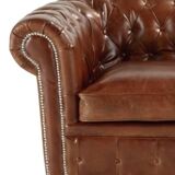 Vintage Chesterfield Leather Sofa