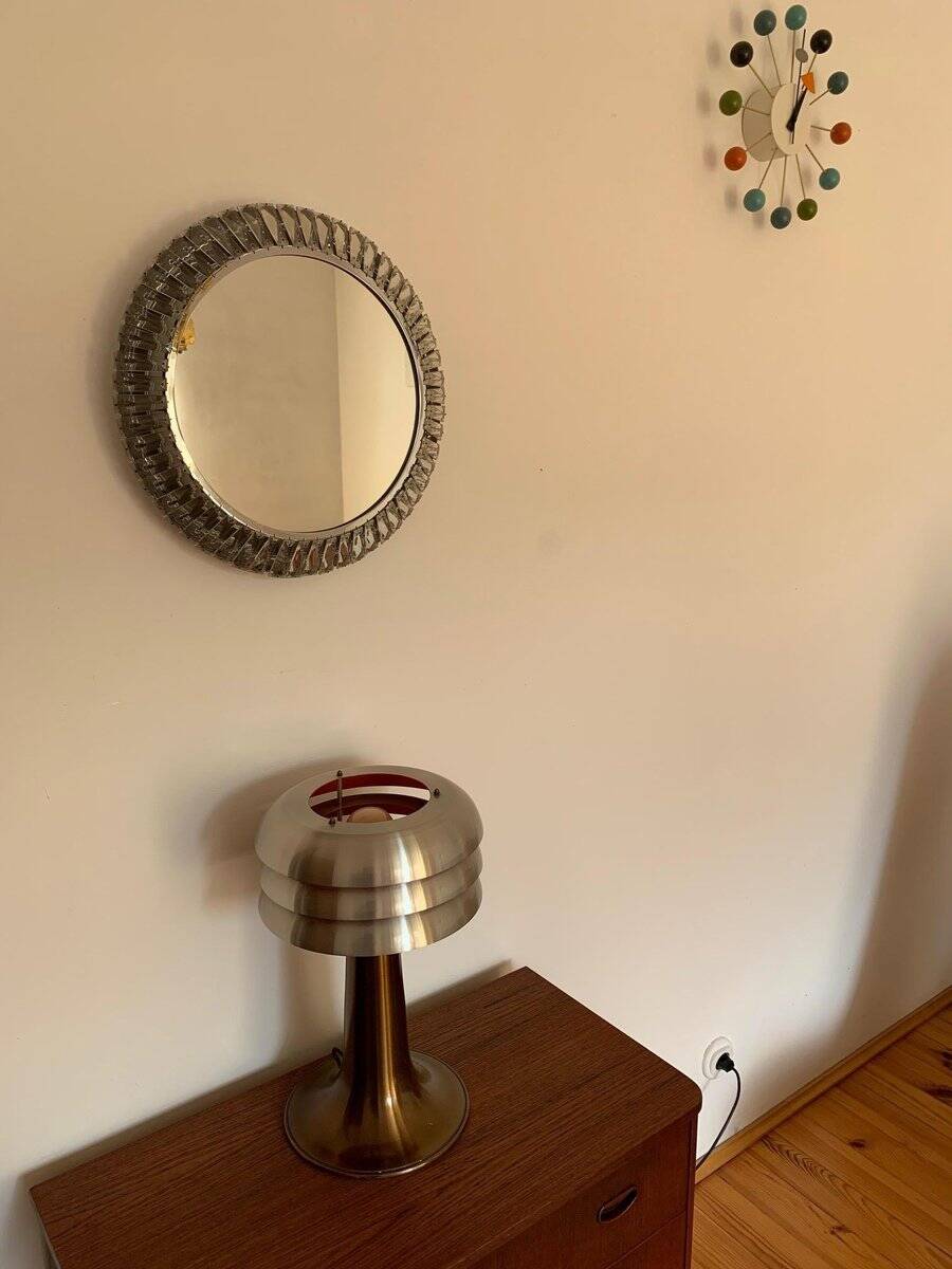 Mirror with Bakalowits crystals from Palwa, 1960s
