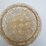 Old wall lamp molded glass, bubble decoration