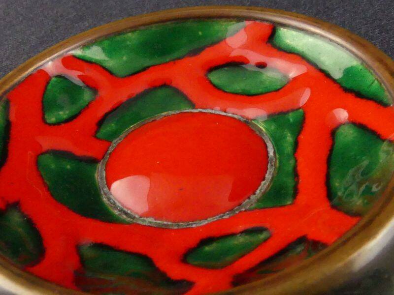 Henri Miault, enameled copper ring sizer