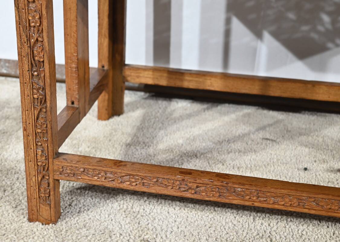 Table Orientale Pliante en Bois Exotique – Début XXe