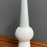 White bisuit ceramic vase by KPM 1960s