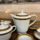 Service à café en porcelaine de Limoges
