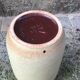 Vase from West Germany in degraded beige & brown