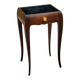 Vintage side table from the 30s/50s in beech and mirror top